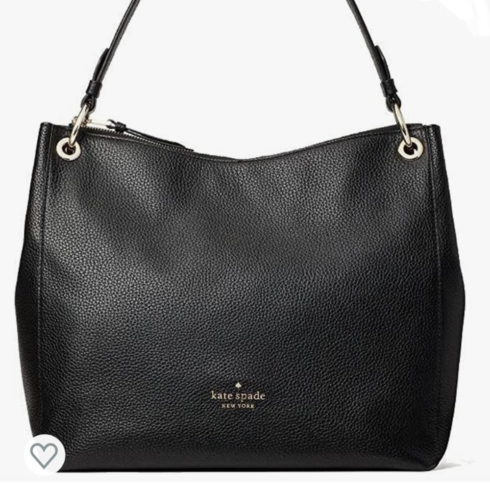 Beautiful Black Pebbled Leather Kate Spade Kat Shoulder bag